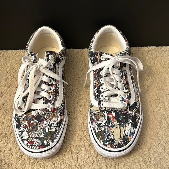 Vans Shoes - VANS Nightmare Before Christmas All Over Print Customer Old Skool Women’s 8